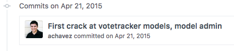 First commit VoteTracker